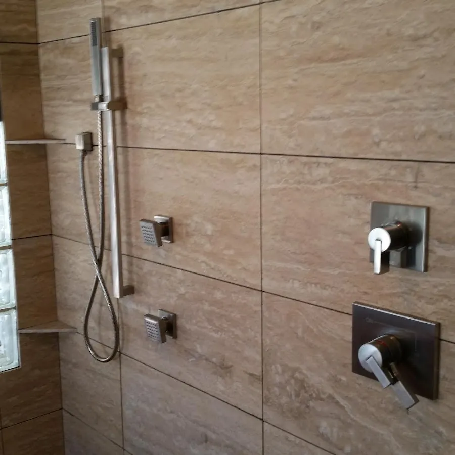 Shower fixture installation for Gas Line Repair in Manitowoc